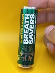 RARE 1973-76 Breath Savers Wintergreen 20¢ No UPC ❄️ Life Savers Inc NY NY 10019