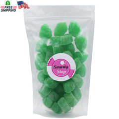 Smarty Stop Green Jelly Spearmint Leaves Slices Candy (2 LB)
