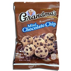 Grandma’s Whole Grain Mini Chocolate Chip Cookies, 1.22 Oz, 10 Ct