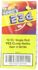 Original Fruit Candy Refills, 6-Count Roll, 0.29 Ounce (Pack of 12)