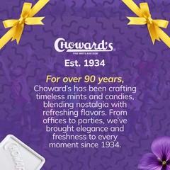 Choward’s Violet Mints Candy | Bold Aromatic Flavor | Perfect for Snacks in Lunc