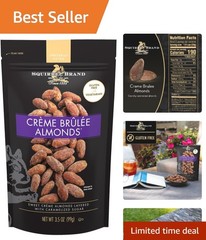 Lavishly Roasted Crème Brûlée Almonds in 3.5 OZ Resealable Bag – Kosher Delight
