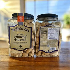 2 Pack of La Dolce Vita Classic Almond Biscotti 40oz each , Exp:11/26