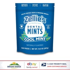 100% Xylitol Cool Mint Breath Mints, , Gluten Free & Kosher 540 Count