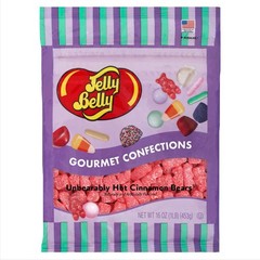 Jelly Belly Unbearably Hot Cinnamon Bears Candy – 1 1 Pound (Pack of 1), Red