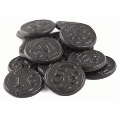 Gustaf’s Dutch Licorice Money Salt Coins – 1 Lb free shipping usa!