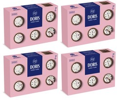 4 FAZER DORIS Cookies Sweet cream Filled Biscuits Boxes 250g 8.8oz