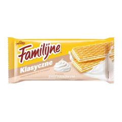 5 x JUTRZENKA Classic Family Wafers with Cream Flavor 180g x 5 / 900g