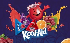 Kool Aid Popping Candies – Tropical Punch, Cherry & Grape – Fizzy 24.4094 cm