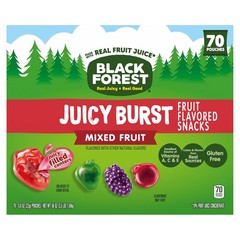 Black Forest Juicy Burst Fruit Flavored Snacks, 23.1 cm x 11.6 x 28.1