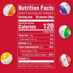 SKITTLES POP’d Originals Freeze Dried Candy, 5.5 Oz Resealable Candy Bag