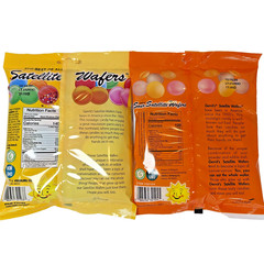 Gerrit’s Satellite Wafers Candy Combo pack- Filled with Beads and Sour Powder