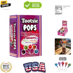 Tootsie Pops Assorted with Chocolatey Center, 3.75 Pound, 100 Count Giveaway …