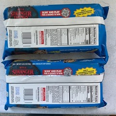 Chips Ahoy Stranger Things Limited Edition Cookies 18.2oz Family Size Lot of 2
