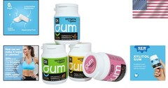 Delicious Assorted Flavors Xylitol Gum – Low-Calorie & Aspartame-Free Pack of 4