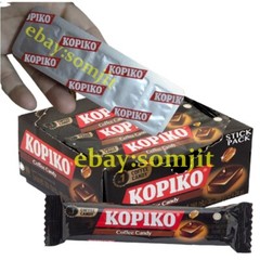 Kopiko Candy Coffee Original Flavor Hard Candy Blister Pack 1 Boxes (60 Tablets)