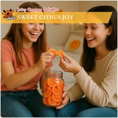 ORANGE FRUIT SLICES ~ Zesty, chewy treat ~ Varied ~ SHIPS FREE