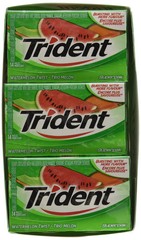 Trident Sugar Free Watermelon Twist Gum, 12 Pack (14 Pieces Each)