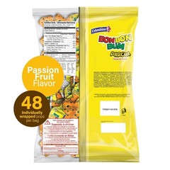 Bon Bon Bum Passion Fruit Lollipops 48 Count Individually Wrapped Candy Snacks
