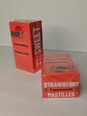 Peppersmith 100% Xylitol Strawberry Pastilles, 2x Pack of 12 = 300 NEW