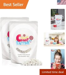 2lb Resealable Bag of Vanilla Dehydrated Mini Marshmallow Bits – Perfect Topping