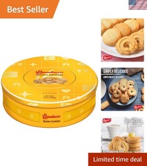 Traditional Danish Butter Shortbread Cookies – 12oz | Elegant Snack Treat