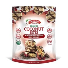 Jennies Organic Coconut Bites with Goji & Chia, 5.25oz Gluten Free, Non-GMO