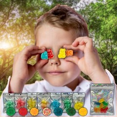 Gummy Bears Freeze Dried Candy Sampler Variety Pack Before and After Gummies