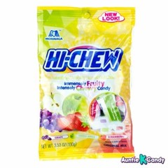 Morinaga Hi Chew Original Mix Bag Chewy Candy Strawberry, Green Apple, Grape Fla