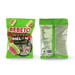 Bebeto Gummy Candy Full Case Packs (10 or 12 Bags), Halal Assorted Gummies Choos