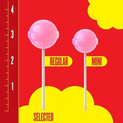 Chupa Chups Best Of Lollipop Assortment, Five 60 Count, Assorted,Orange