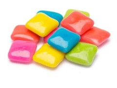 Bayside Candy Chiclets – Chewing Gum – Tropical Fruit Chiclets, 10LB