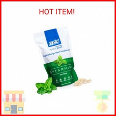 Epic 100% Xylitol Spearmint Chewing Gum – Sugar Free, Aspartame Free Dental Gum