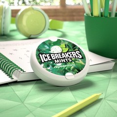 ICE BREAKERS Spearmint Sugar Free Mints Tins, 1.5 oz 8 Count