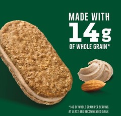 Nature Valley Cinnamon Almond Butter Biscuit Sandwiches, 10 Count, 13.5 oz