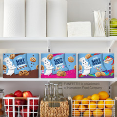 Pillsbury Mini Soft Baked Cookies, Chocolate Chip, Snack Bags, 10 Ct