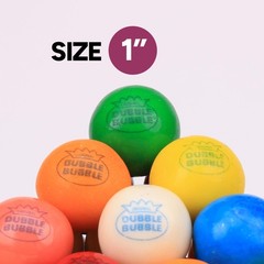 Chewing Bubble Gum for Kids – 1 Inch Large Gumballs – 3.5 OZ Gum Balls – Assorte