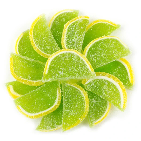 Lemon lime Jelly Fruit Slices – Chewy Fruit Slices – 1,2,3 LB | Free Shipping!