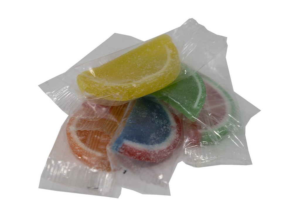 Bulk 2 lb Assorted BOSTON FRUIT SLICES Individually Wrapped – 6 Flavors
