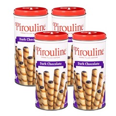 Rolled Wafers – Dark Chocolate – Rolled Wafer Sticks, Crème Filled Wafers, Ro…