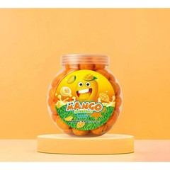 Zoomi Gushmello Candy Fruity Gummy Marshmallow Filled Center 55 Pieces Jar