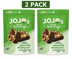JOJO’s Snack Victoriously Dark Cocoa Pistachio Almond Cranberry 10.07 2-PACK