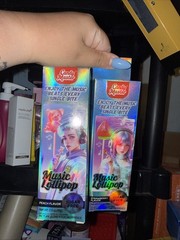 Candy Master Music Lollipop 18g (Sugar Free) Peach &Strawberry w/ Entertainment