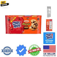 Chewy Chocolate Chip Cookies with Reese’s Peanut Butter Cups, Family Size, 14…