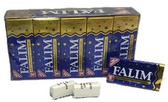Falim Sugarless Plain Gum, Mastic flavored (20 Pack (100 Pieces)) No sugar added