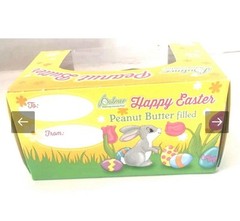 PALMER PEANUT BUTTER FILLED MILK CHOCOLATE EGGS “9 COUNT” 3OZ EACH NEW IN BOXES