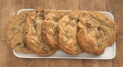 Homemade Chocolate Chip Cookies One Dozen Giant Cookies Freshly Baked