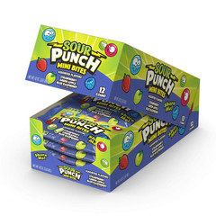 Bites, Blue Raspberry, Apple & Strawberry Flavors, Soft & Chewy Candy, 9Oz Bag (