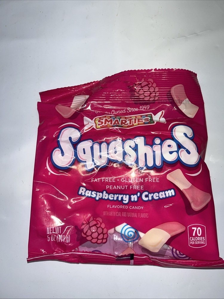 Smarties Squashies Foam Gummies Debut, 5 Ounce Peg Bag