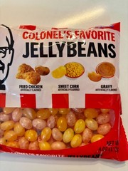 3 x KFC 4oz Colonel’s Favorite Jelly Beans Fried Chicken Sweet Corn Gravy ex3/27